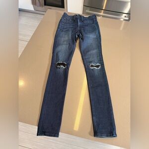 rag & bone Blue Distressed Women Jeans